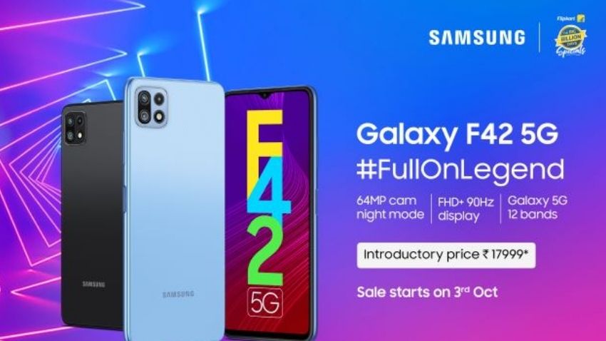 Samsung Galaxy F42 5G with 64MP triple camera launched at Rs 20,999 in ...