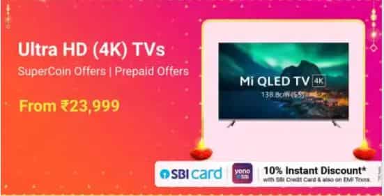 Flipkart Big Diwali Sale Offers: TVs and Home Appliances