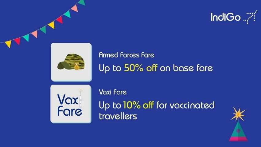 Discount for armed forces and vaccinated travellers