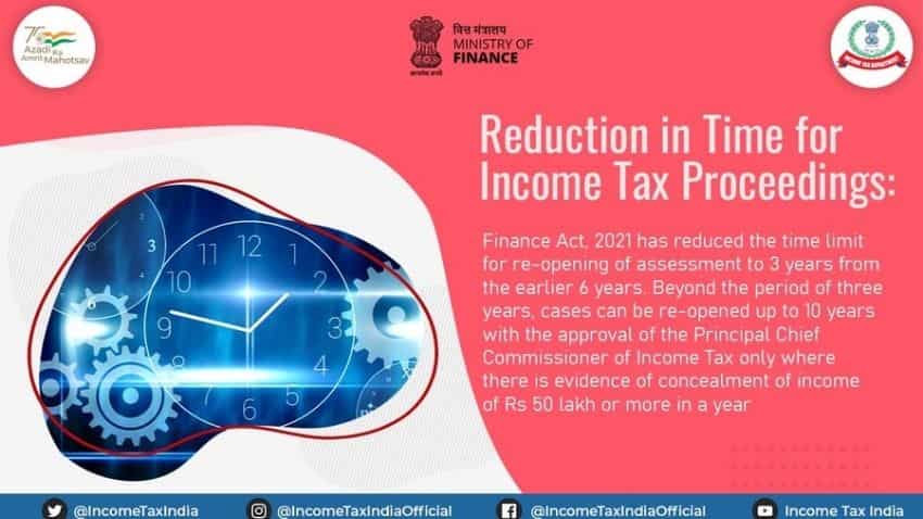 Reduction in time for Income Tax proceedings
