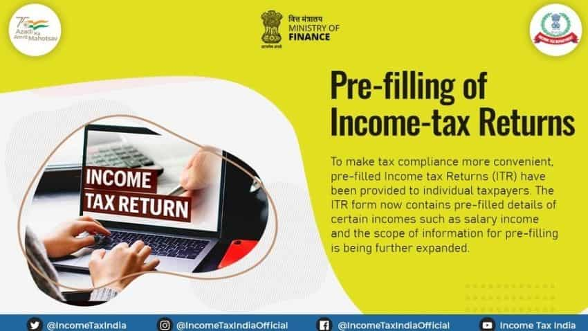 Pre-filing of ITR