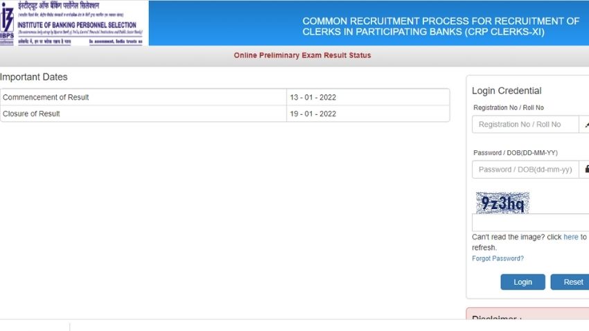 IBPS clerk prelims result 2021 released at ibps.in: Know how to download scorecards