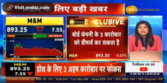 Zee Business Exclusive: M&M mulls to unlock value, restructure businesses via demerger - Anil Singhvi sees it as biggest corporate story