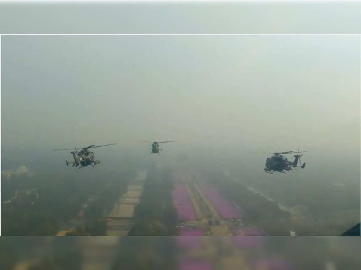 WATCH: Cockpit view of Rudra formation comprising 2 Dhruv helicopters ...