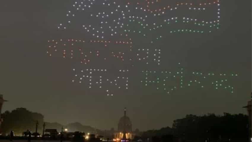 Laser pointing and drone show