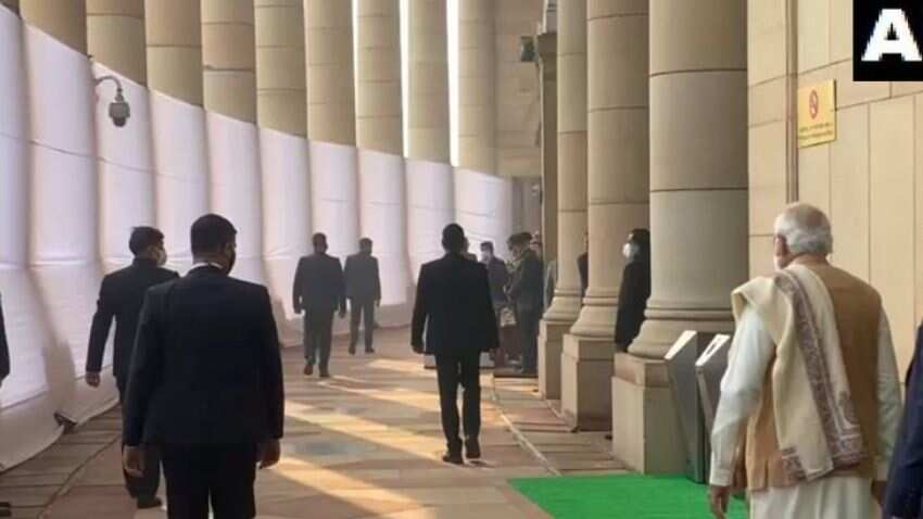 PM Narendra Modi arrives for cabinet meeting