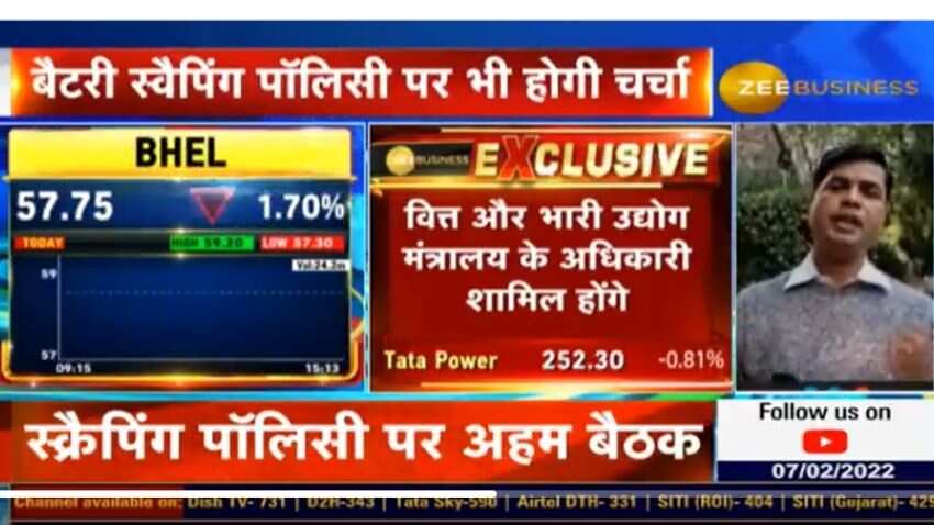 Transport department, NITI Aayog to hold meeting on scrappage policy, battery swapping;  MSTC to remain in focus, says Anil Singhvi