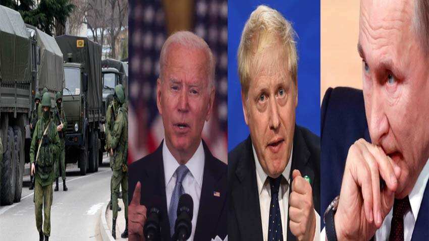 Western nations unveil sanctions with more if Russia carries out full-scale Ukraine invasion; US, EU, Britain announce plans to target banks, elites