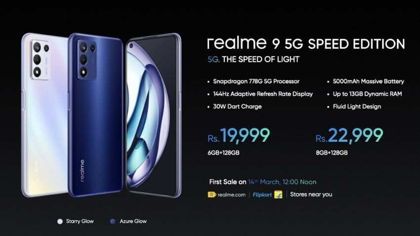 realme 9 speed edition starry glow