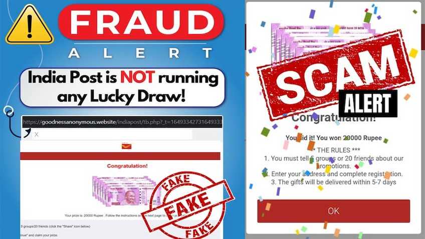 Beware! Fraud alert - India Post Office is not running any lucky draw | Here is what you should know 