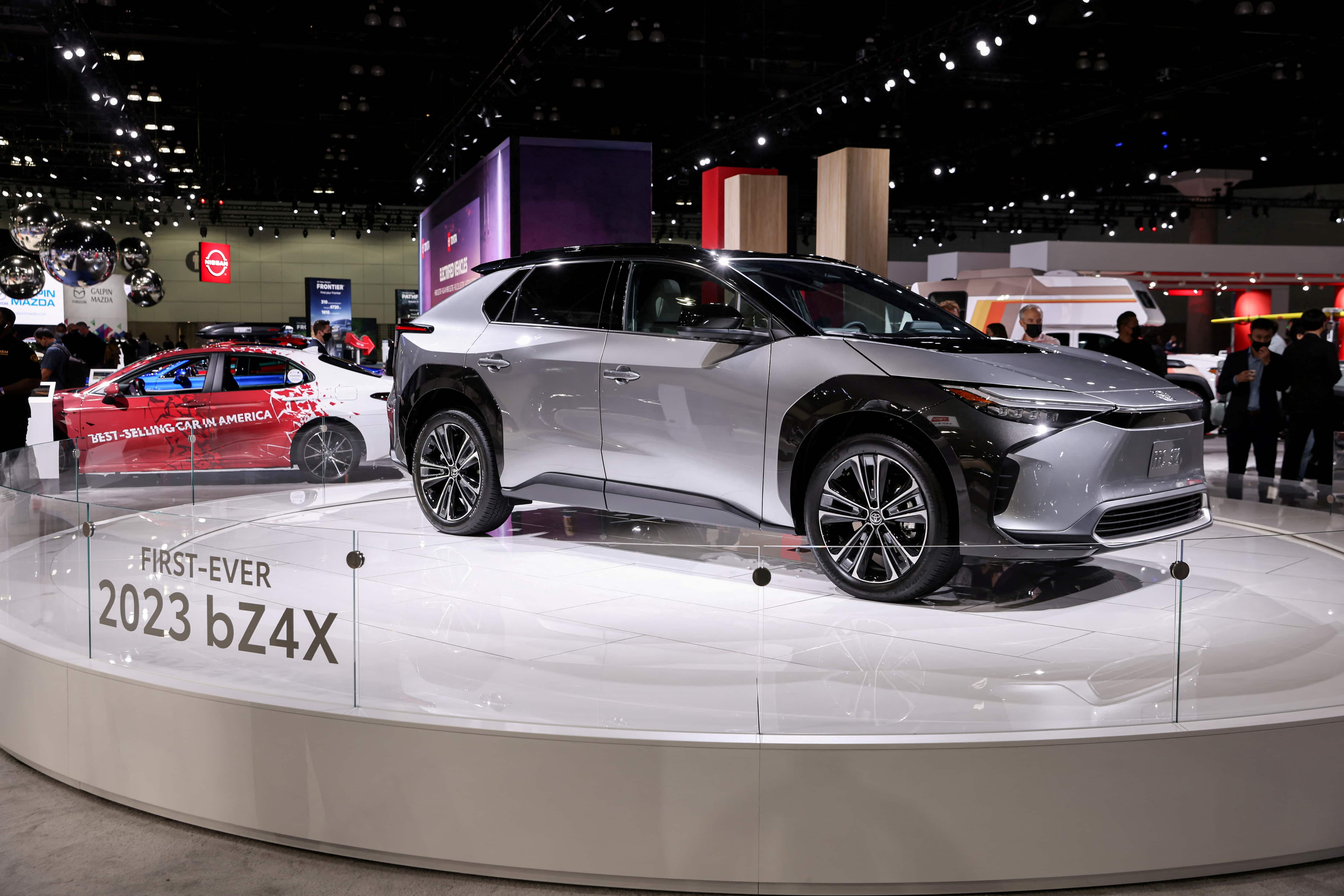 Toyota bZ4X in Pics: First battery-electric car from Japanese carmaker ...
