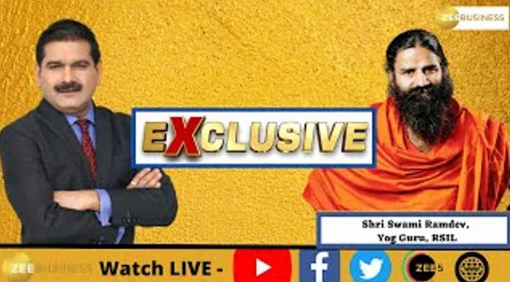 Ruchi Soya to Buy Patanjali's Food Business for Rs 690 Cr, Watch Anil Singhvi in an exclusive conversation with Swami Ramdev