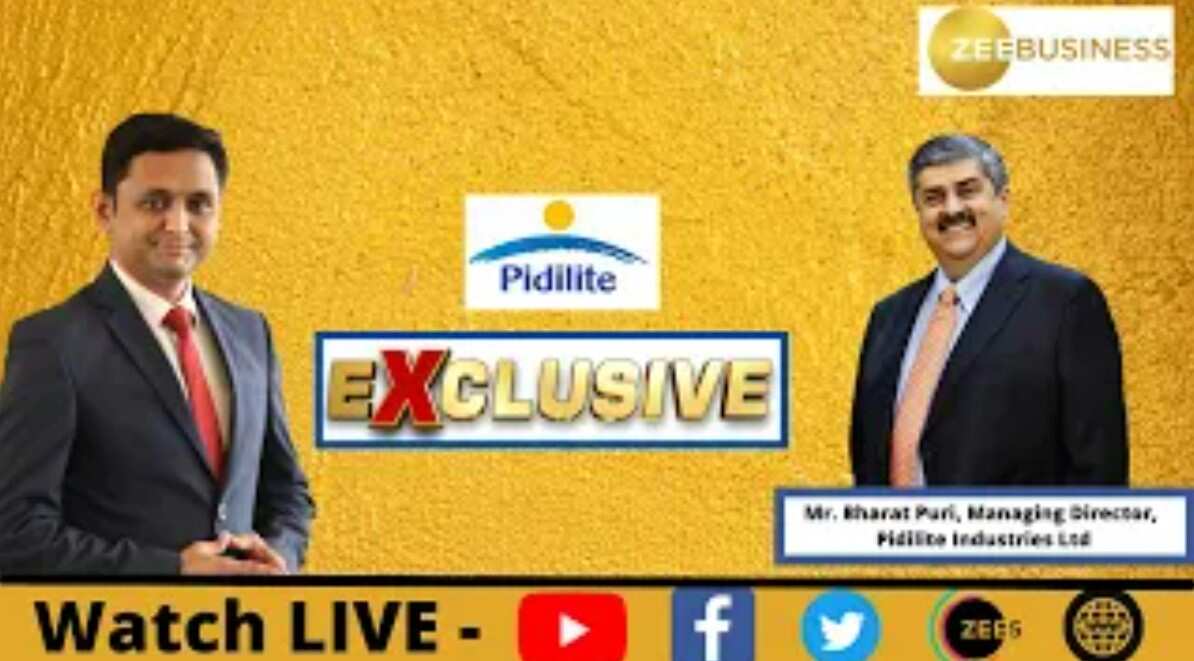 Pidilite Industries MD Bharat Puri In Conversation With Zee Business