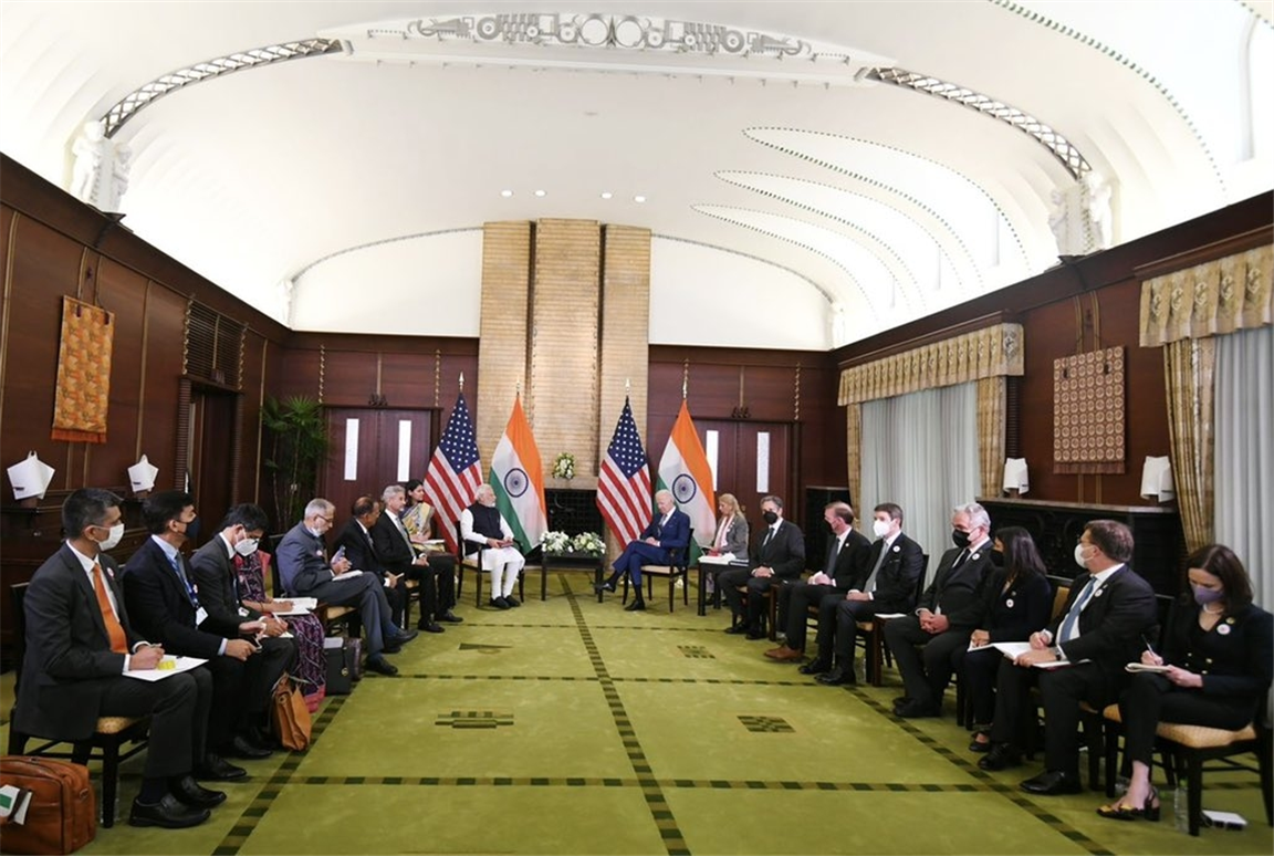 US President during Bilateral Meeting