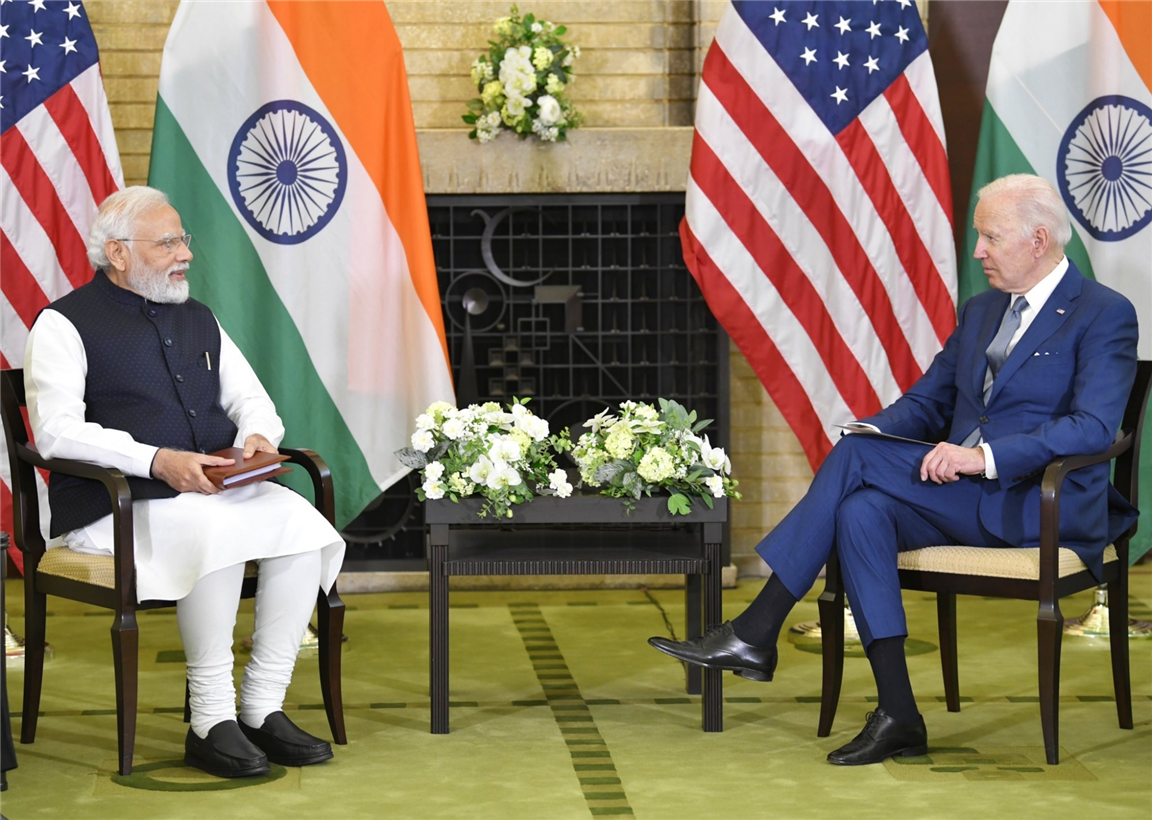 PM Modi during Bilateral meeting