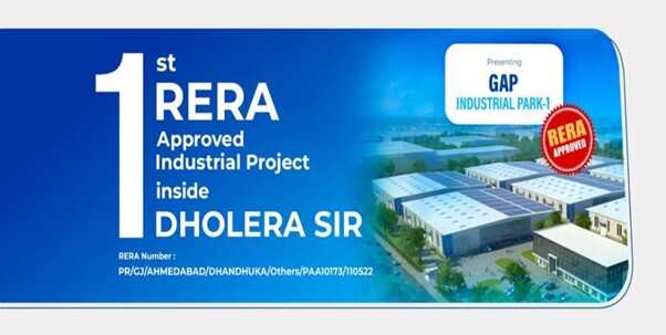GAP Associates Secured First RERA Approved Industrial Park Inside The Activation Zone Of Dholera-SIR