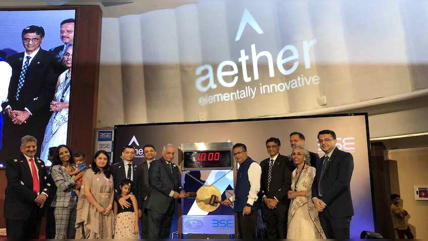 Aether Industries shares hit 10% upper circuit, gains 21% on issue price on debut day; what should investors do?