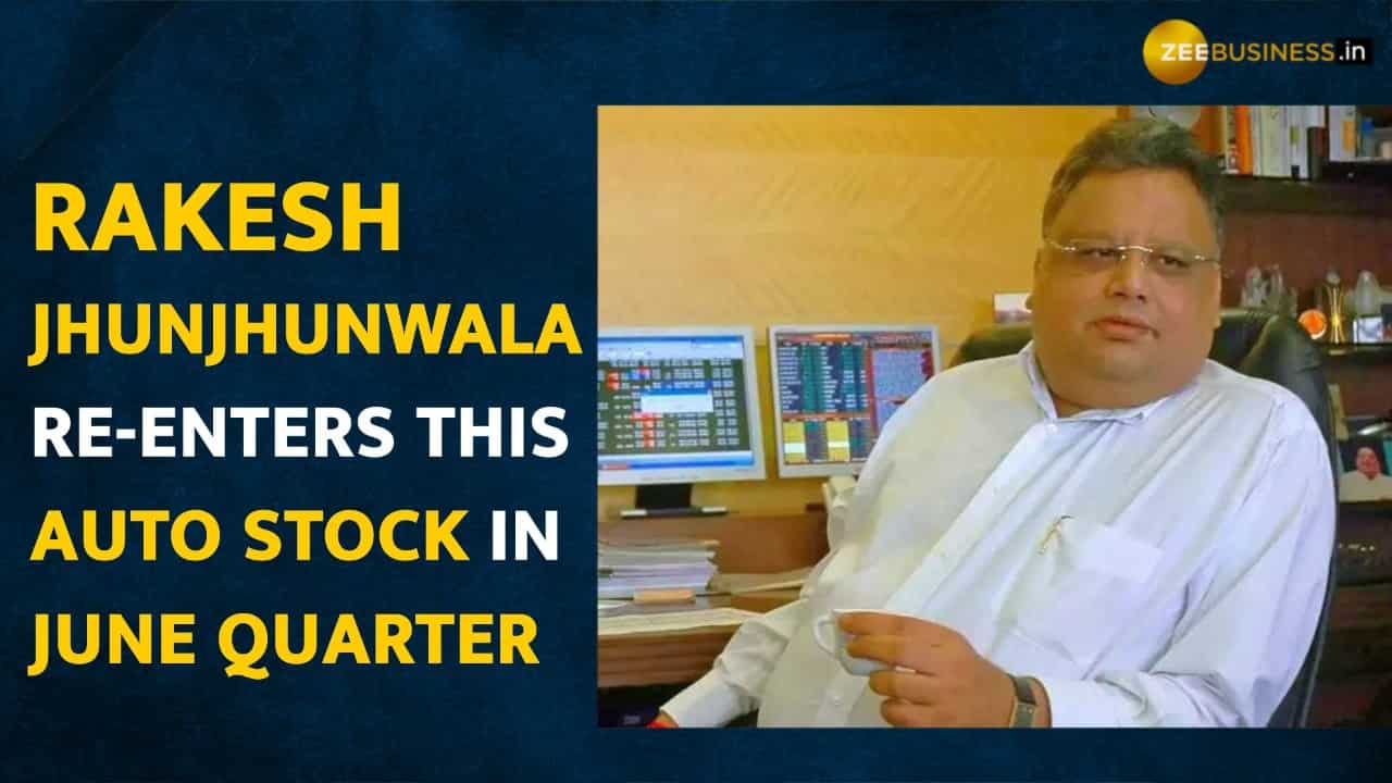 Ace Investor Rakesh Jhunjhunwala places bet again in this auto stock, buys over 18 lakh shares