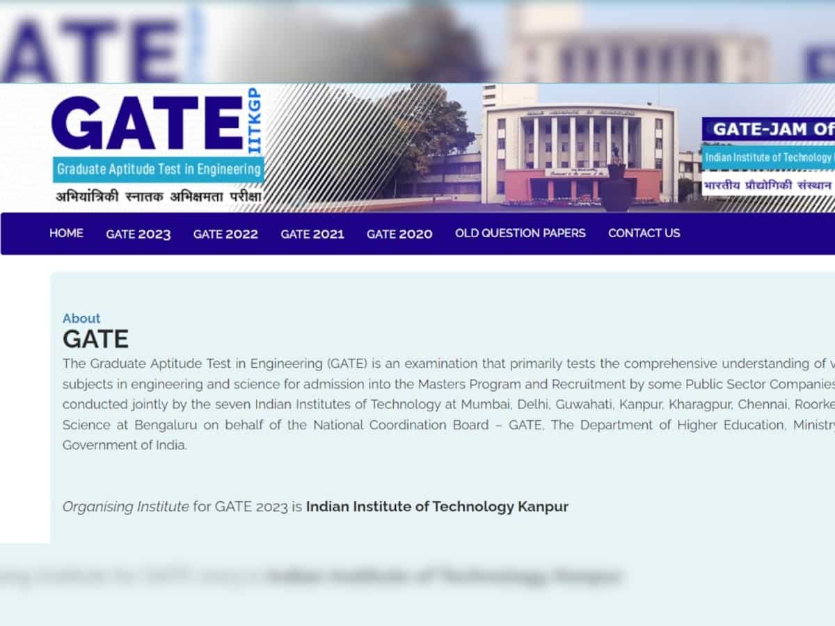 GATE 2023: IIT Kanpur starts registration on August