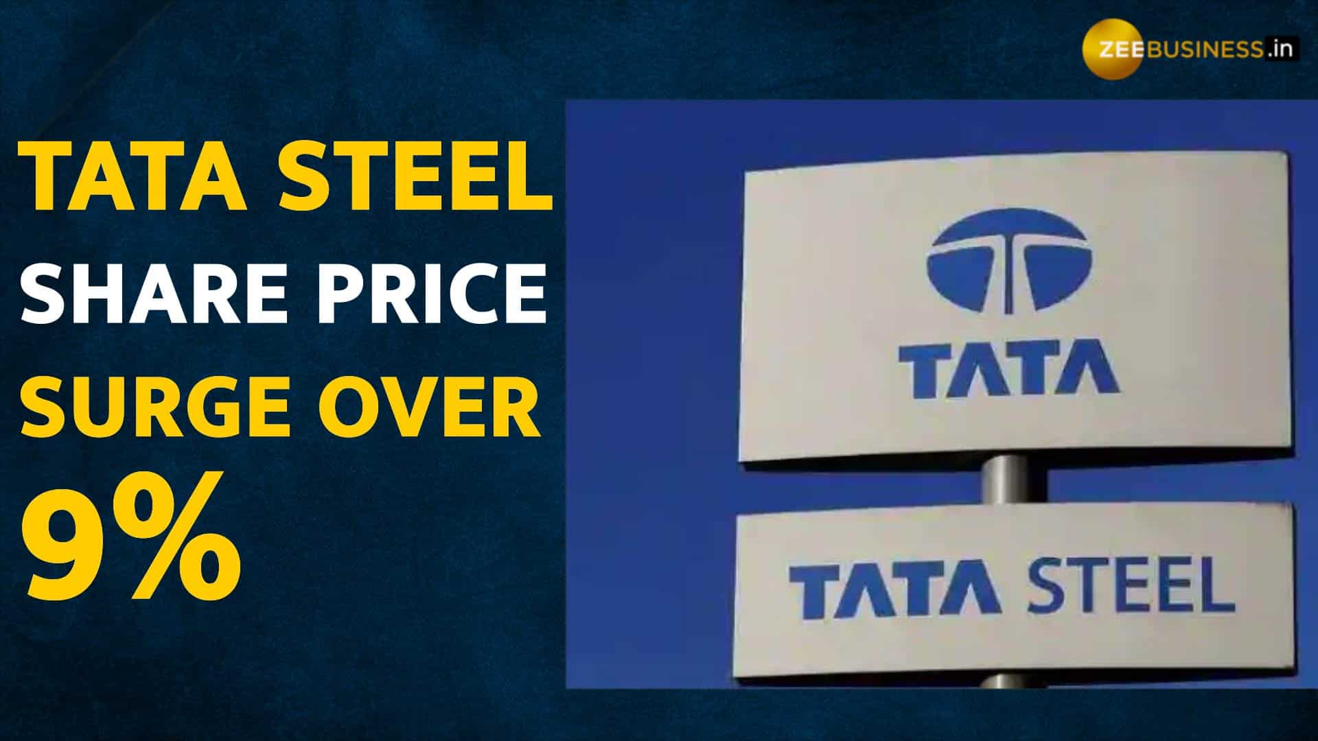 Tata Steel share jumps over 9% intraday on Tata Steel stock split