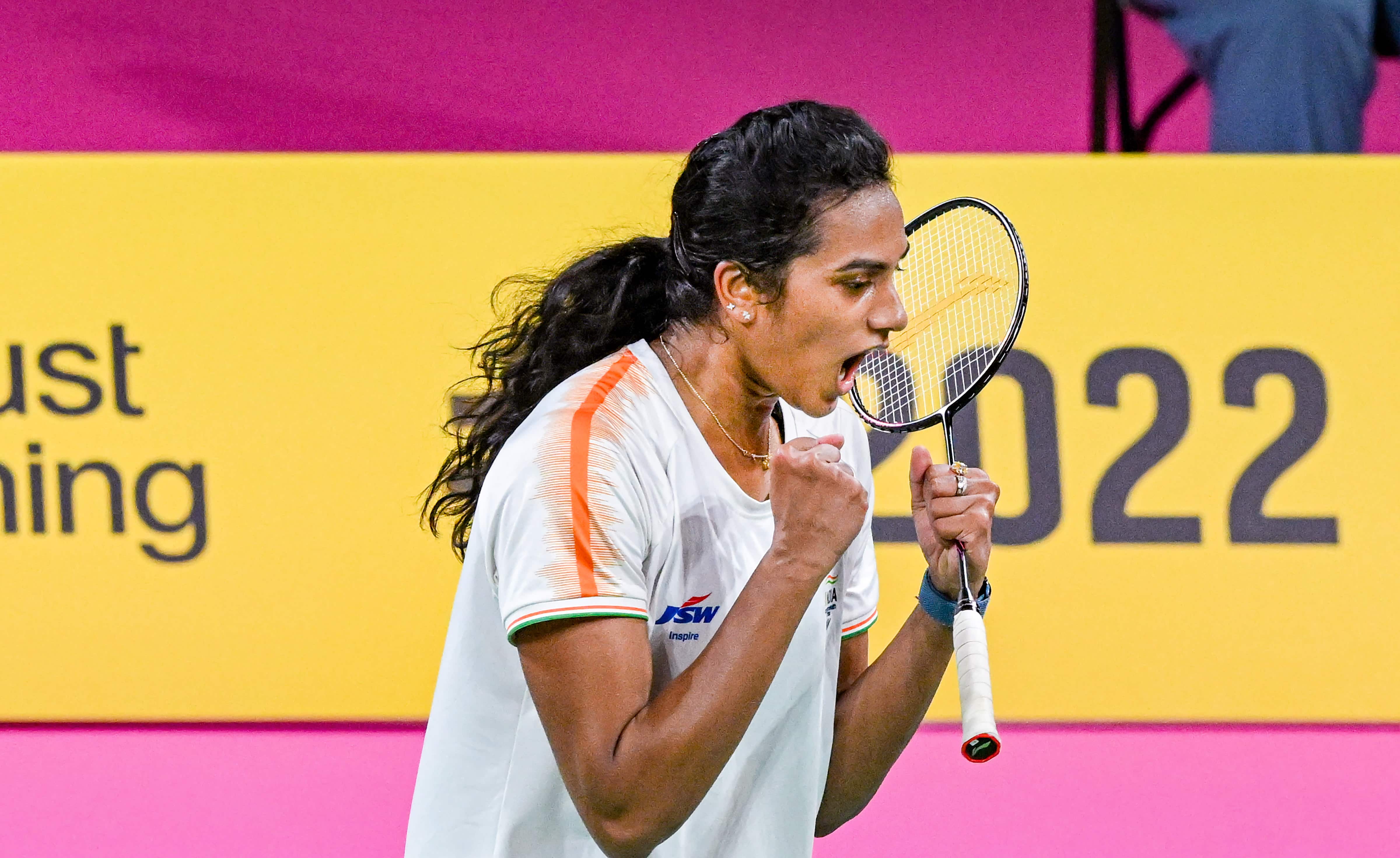 CWG 2022 PV Sindhu lights up final day with Gold in badminton singles Zee Business
