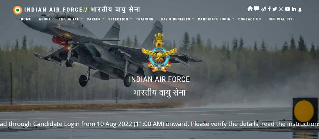 Indian Air Force IAF AFCAT 02/2022 admit card, hall ticket released at ...