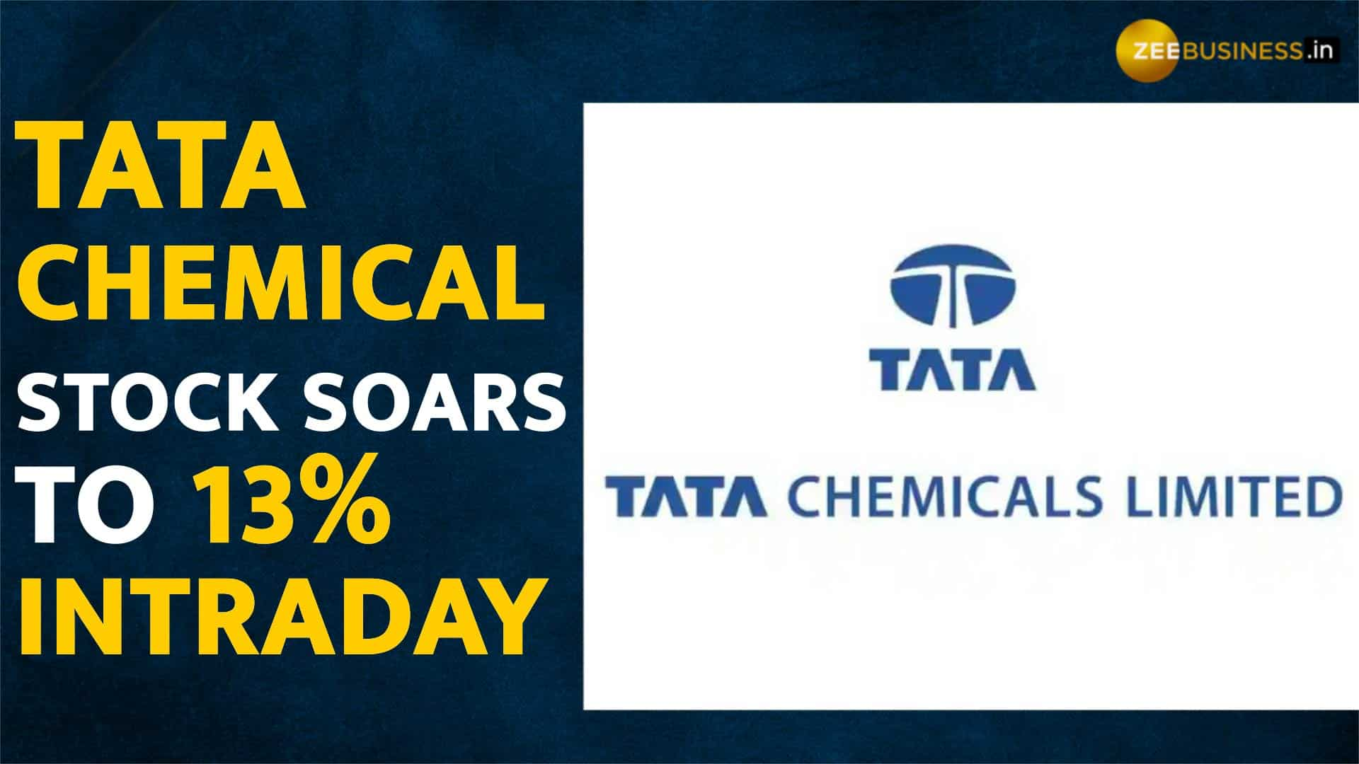 Tata Chemical Share Price Surges Over 13% Intraday, What Should ...