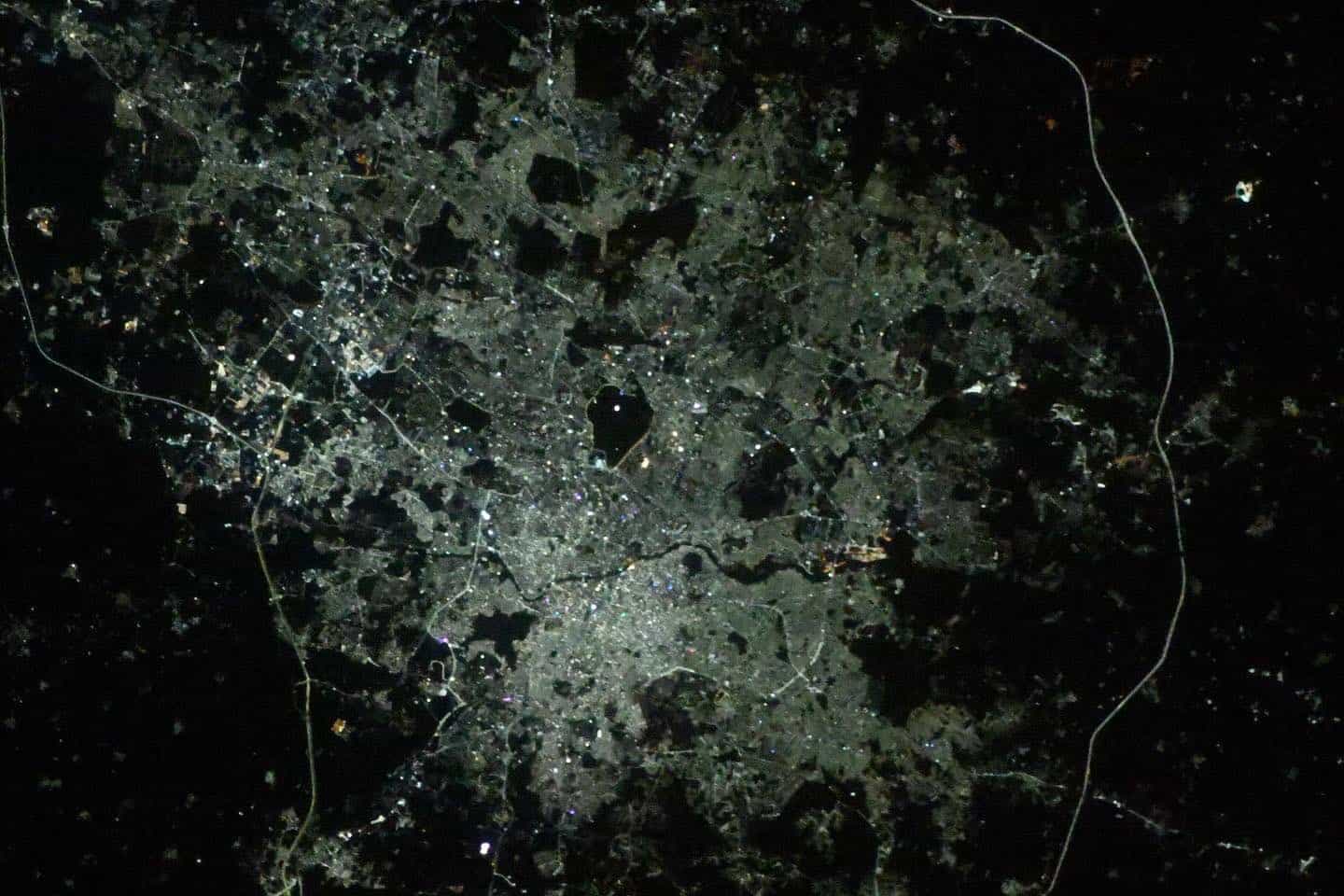 Astronaut Raja's father hometown- Hyderabad from space!