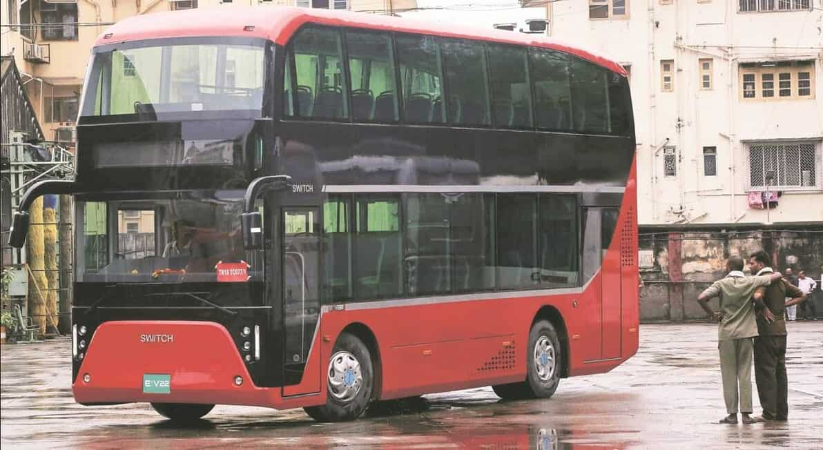 Mumbai News Indias First Electric Double Decker Ac Bus Unveiled In