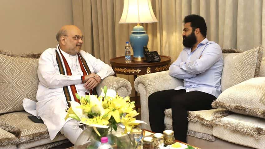 BJP's Telangana march: Amit Shah meets RRR actor Jr NTR | Photos