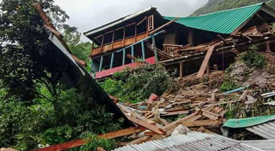 Heavy Rain Lashes Himachal Pradesh, Landslide In Uttarakhand