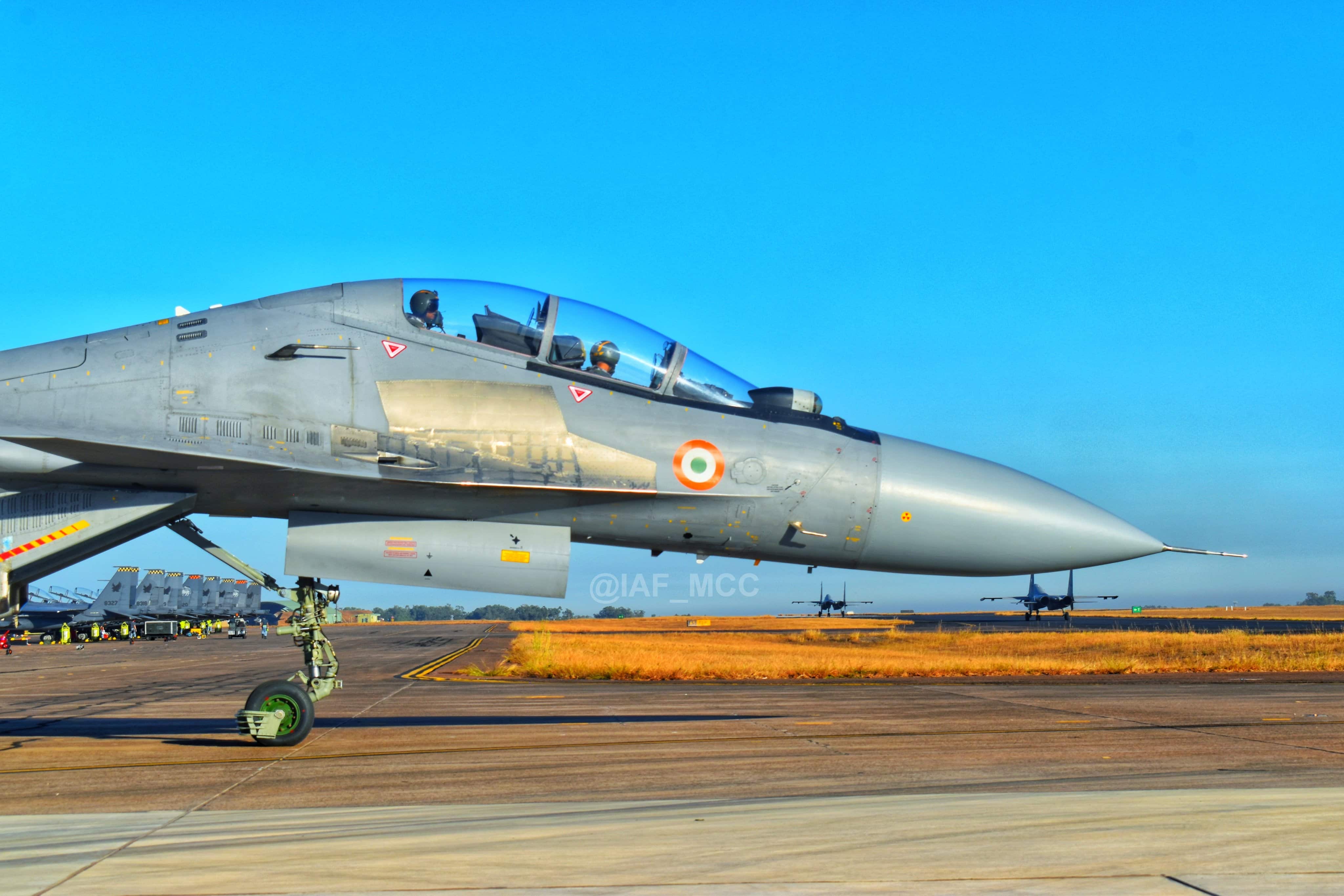 IAF's Su-30 MKI during ongoing combat exercise drill ‘Ex Pitch Black 22