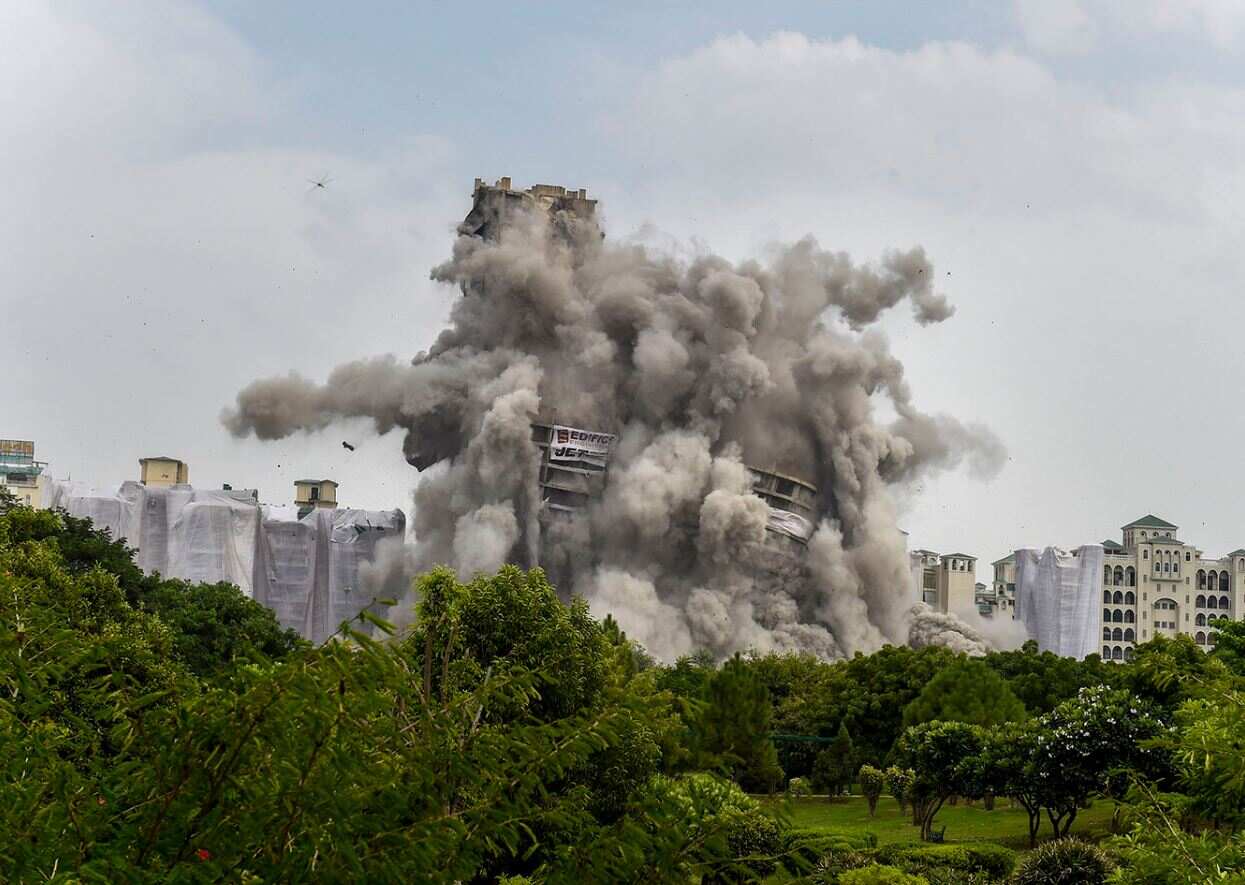 Noida Twin Towers Demolition