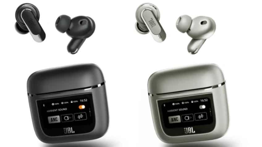 JBL Tour Pro 2 wireless earbuds with world's 1st touchscreen charging ...
