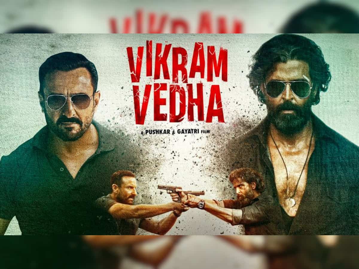 Vikram Vedha trailer released! Hrithik Roshan, Saif Ali