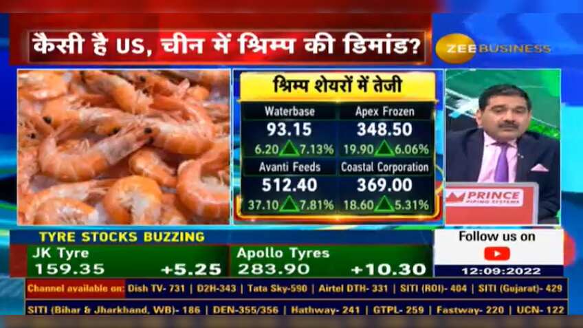 Zee Business Analyst Decodes: What makes shrimp companies like Waterbase, Avanti Feeds & Apex Frozen Foods lucrative?