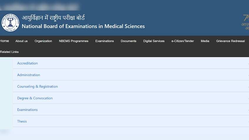  NEET PG 2023: NBEMS released NEET MDS, FMGE exam scheduled – check examination date on nbe.edu.in