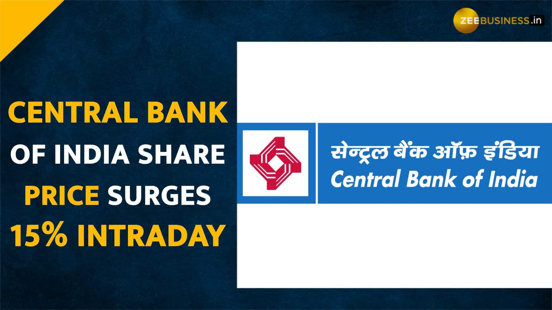 central bank of india share latest news