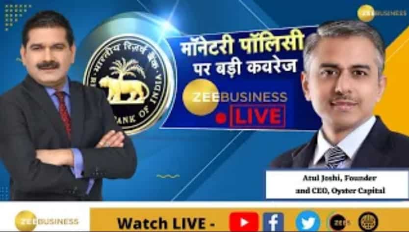 RBI Monetary Policy: Anil Singhvi In Talk With Atul Joshi, Oyster Capital On RBI Policy
