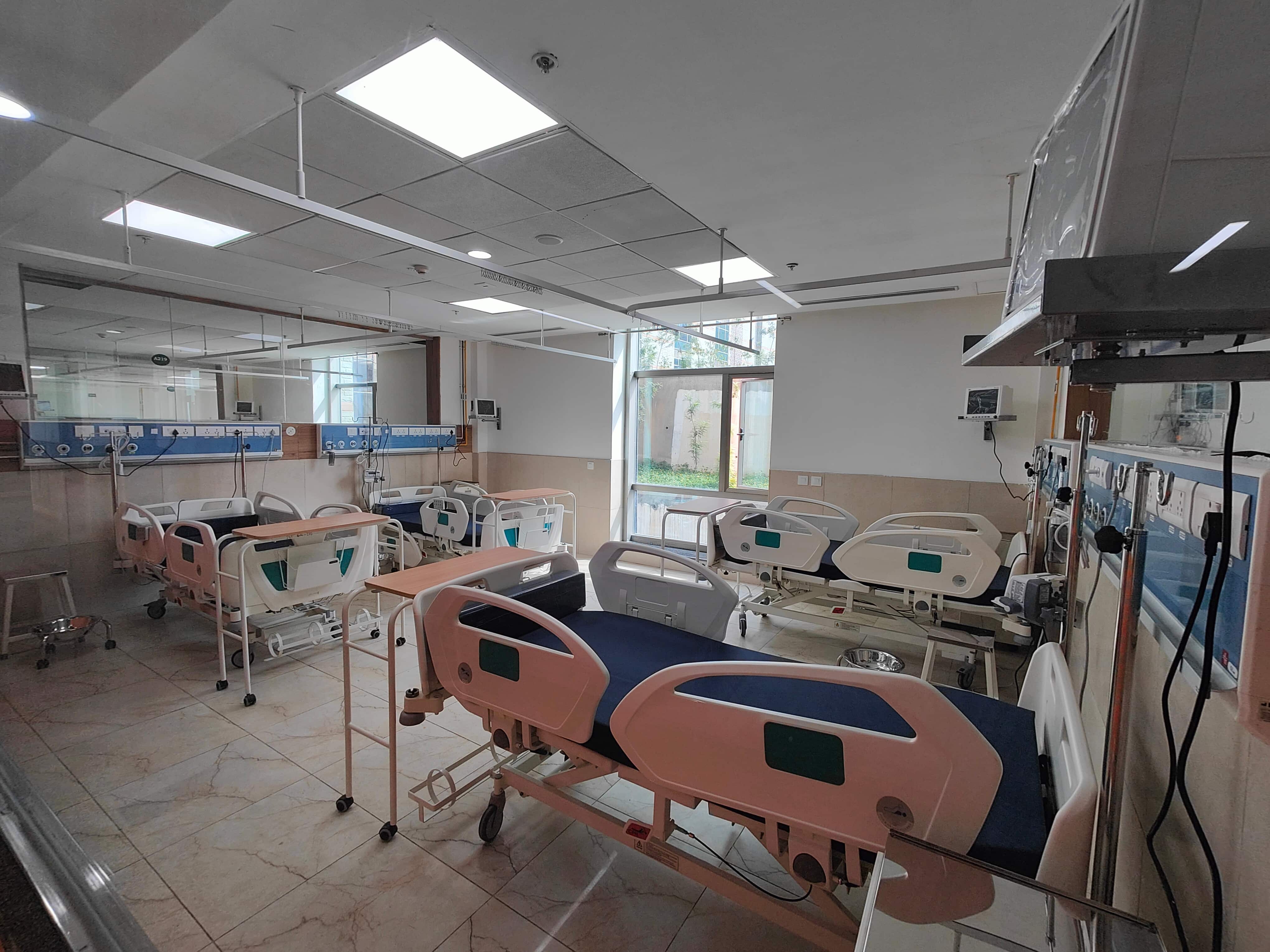 Hospital is equipped with 24-hour emergency and dialysis facilities