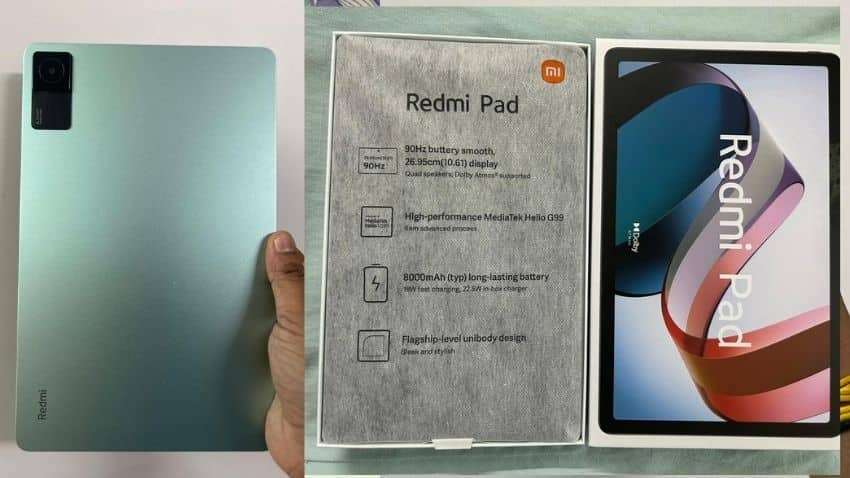 Redmi Pad Unboxing, first look in PICS: Check price in India