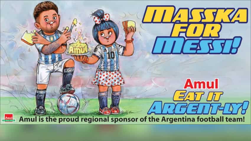 Coupe du Monde de la FIFA, Qatar 2022 : Suite à l’annonce de BYJU, Amul est désormais le sponsor de l’équipe de football d’Argentine