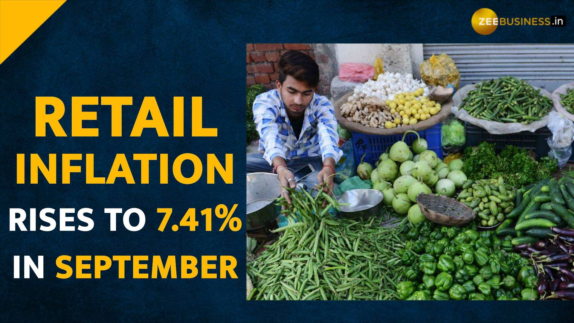 Indias Retail Inflation Rises To Month High Of In September Zee Business