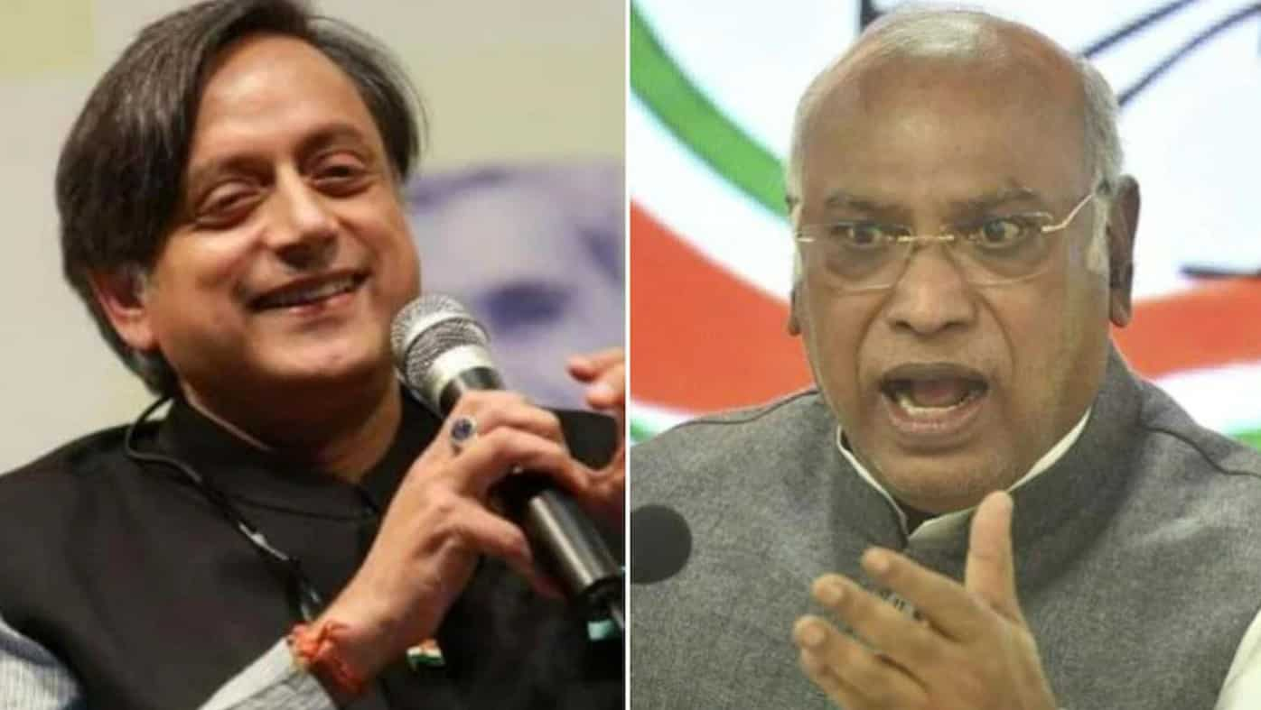 Shashi Tharoor Vs Mallikarjun Kharge Who Will Become New Congress President Zee Business 8422