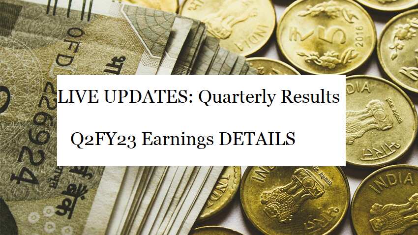 LIVE: Quarterly Results Today - Q2FY23 Earnings Announcements | Axis Bank, Asian Paints, Canara Bank, Bajaj Finance Declared! All eyes on ITC and more - Vimarsana News