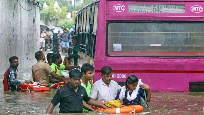 PHOTOS - Tamil Nadu weather forecast: Chennai schools shut, streets waterlogged due to incessant rainfall