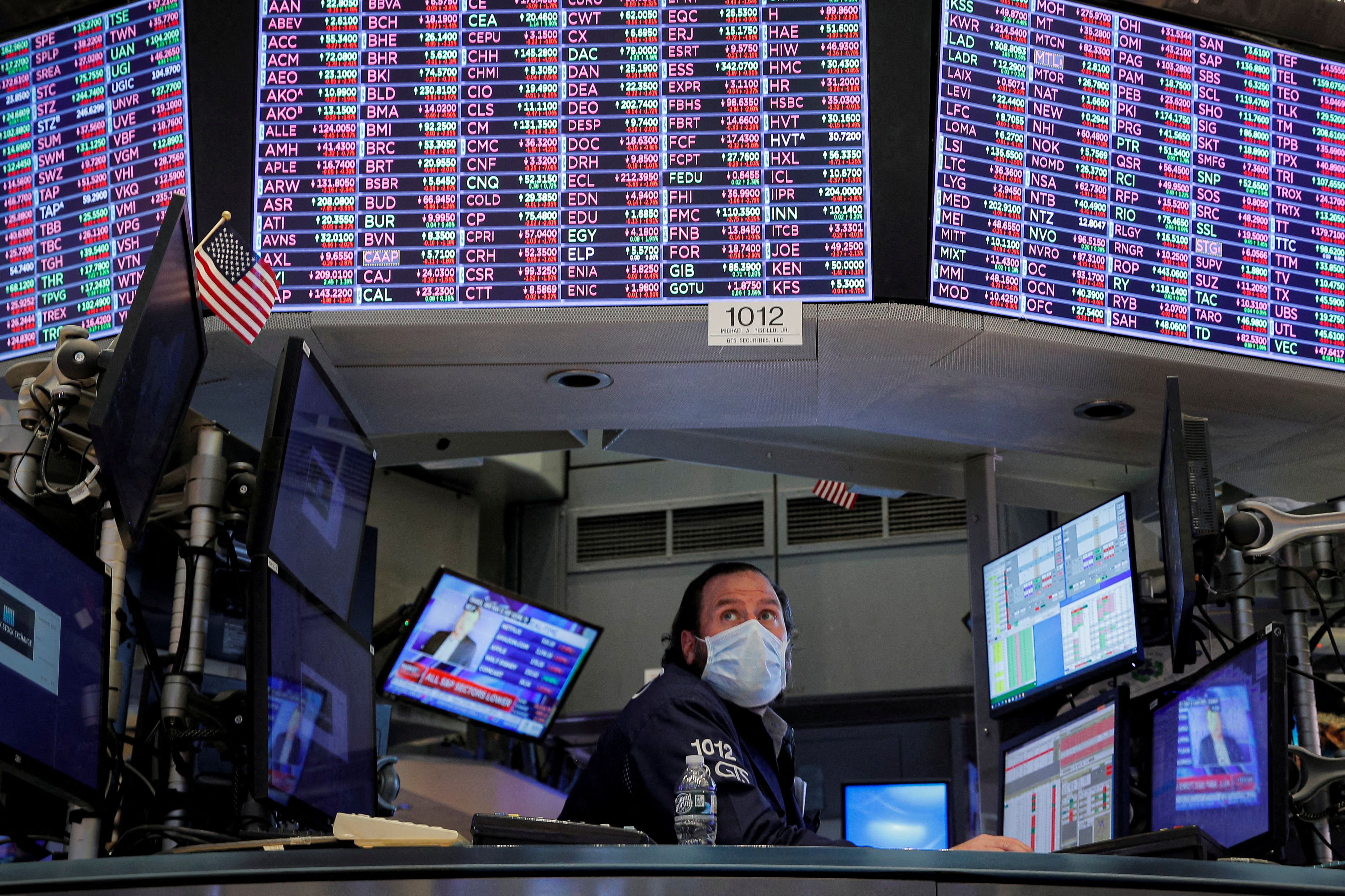 US Sock Market News: Wall Street down for