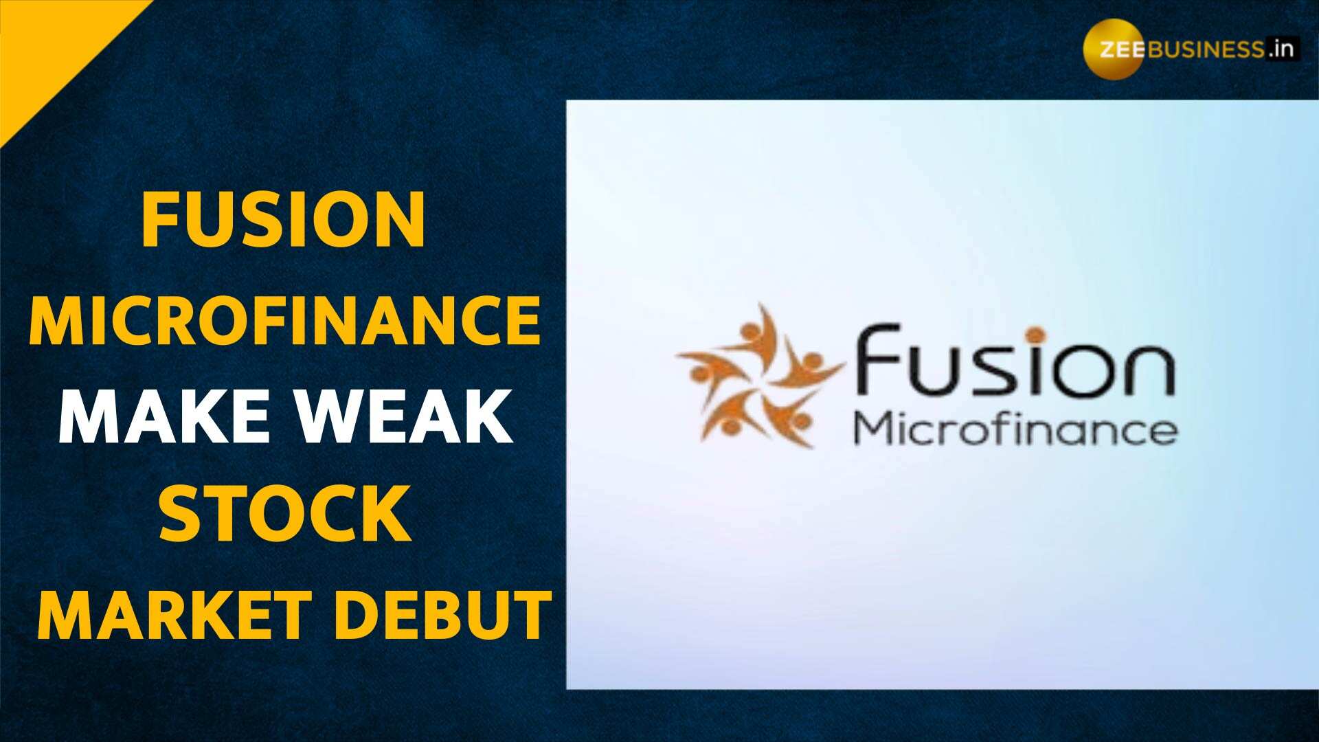 Fusion Microfinance make weak market debut; shares list at 2 discount