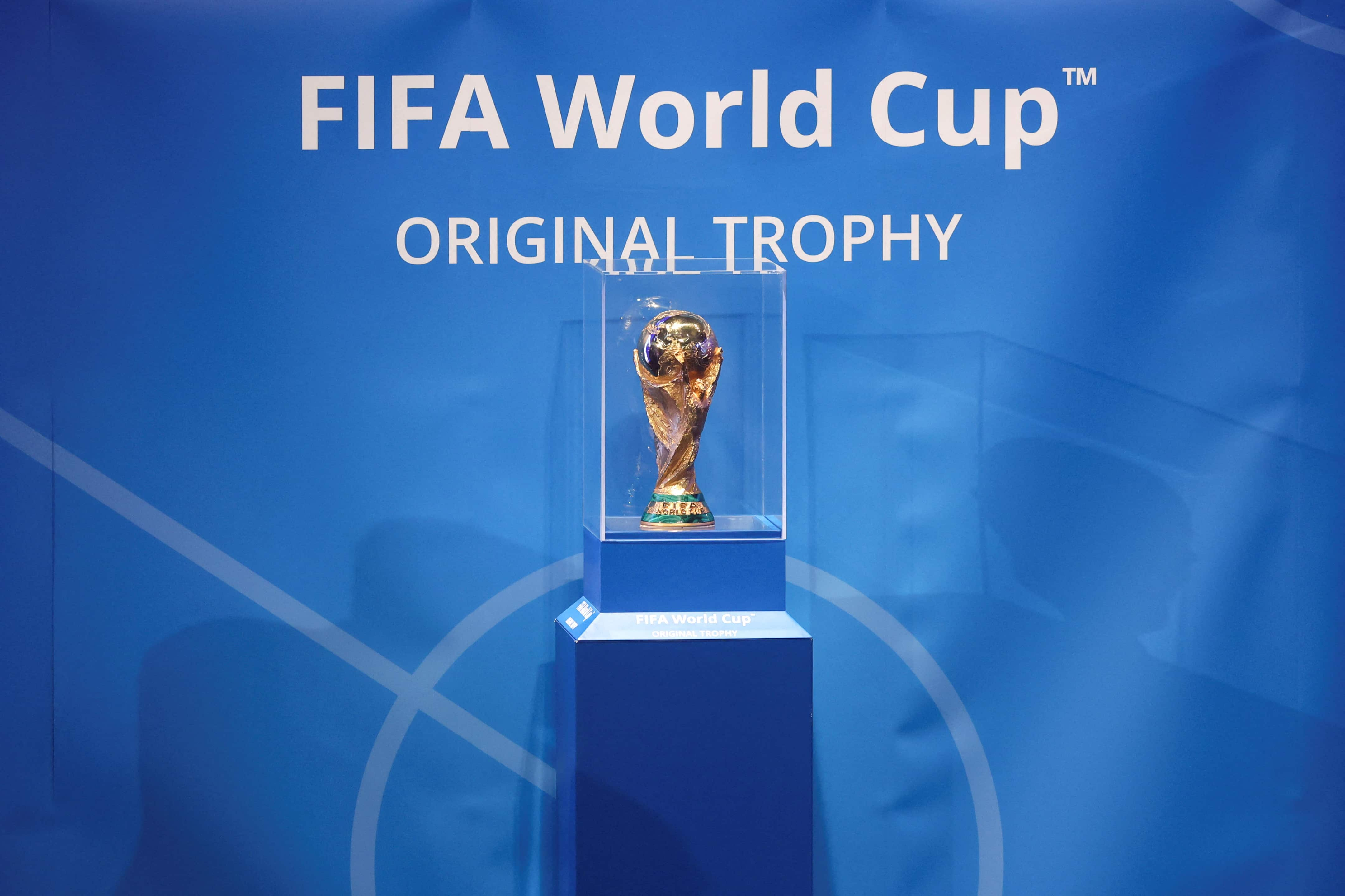 Lot 7 - A 2014 FIFA World Cup Final Mini Trophy