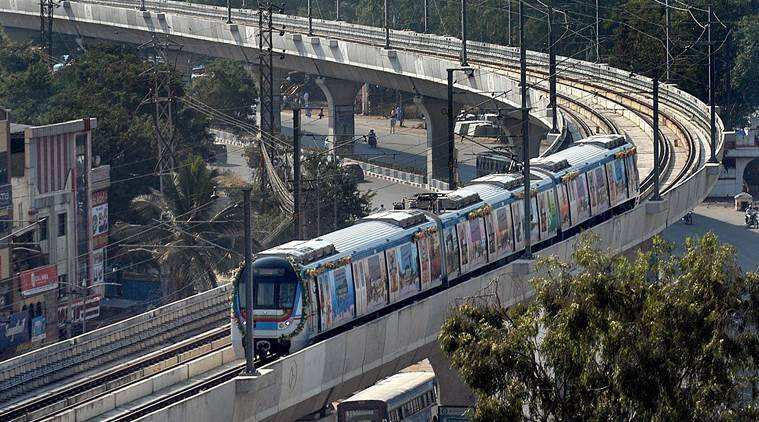 Hyderabad Airport Metro Express Route Foundation Laying On December 9